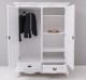 Chic wardrobe with 2 doors and 2 drawers