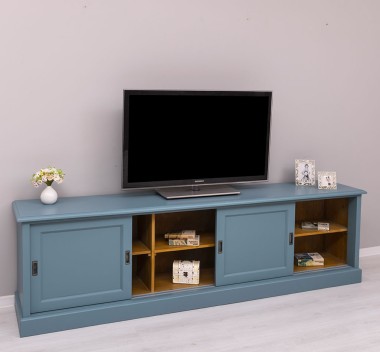 TV cabinet with 4 sliding doors, BAS