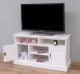 TV chest of drawers with 2 doors and 4 open spaces