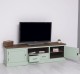 TV sideboard 2 drawers 2 doors oak top BAS