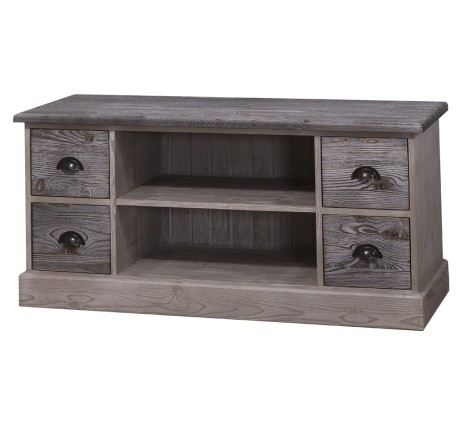 TV chest of drawers with 4 drawers, 1 shelf