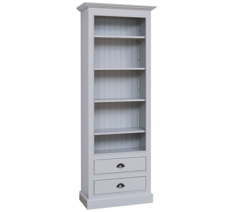 Bookcase with 2 drawers,...