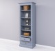 Bookcase with 2 drawers, open shelf