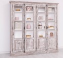 Double display case with 4 doors, with Cremone