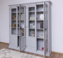 Double display case with 4 doors, with Cremone