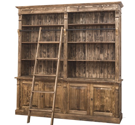 Large bookcase with 4 BAS...