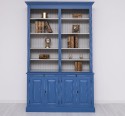 Bookcase with 4 doors BAS + double shelf SUP