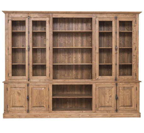Large bookcase with 4 doors...