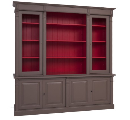 Large bookcase with 4 BAS...