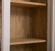 Bookcase with 4 doors, 4 BAS drawers + 4 SUP glass doors, Directoire Collection