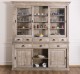 Sideboard with 3 sliding doors, 3 BAS drawers + 3 sliding glass doors, 5 SUP drawers