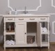Bathroom cabinet for sink with 2 doors and 2 shelves - the sink is not included in the price