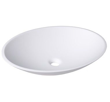 Oval sink ELLIPSE - white matt - SINK-OVEM
