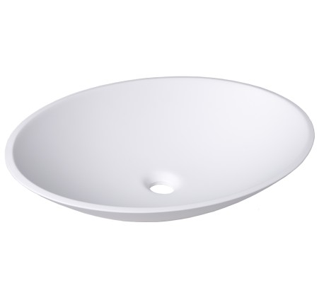 Oval sink ELLIPSE - white glossy - SINK-OVEL
