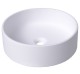 Round sink DEVON - white matt