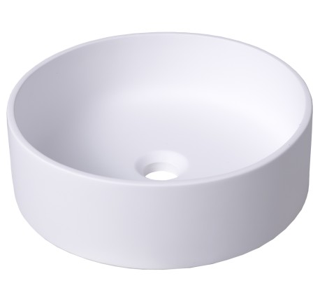 Round sink DEVON - white glossy - SINK-REL