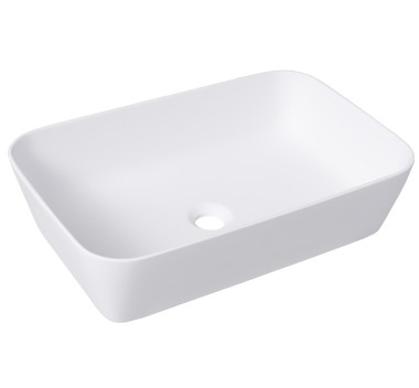 Square sink EGEO - white matt - SINK-SQEM