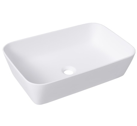 Square sink EGEO - white glossy - SINK-SQEL