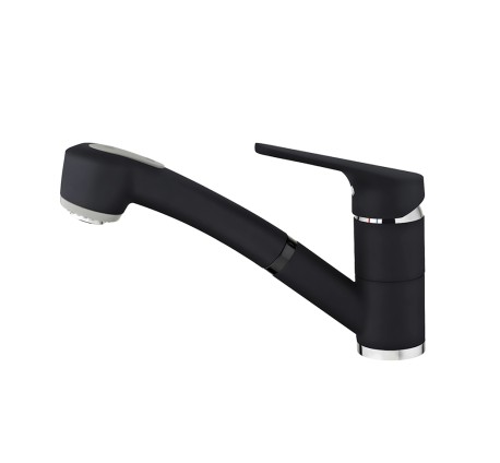 Kitchen Tap mixer with pullout shower TEKA MTP 978 CARBON - 46978020CN_C