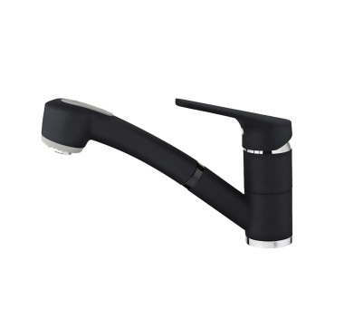 Kitchen Tap mixer with pullout shower TEKA MTP 978 CARBON - 46978020CN_C
