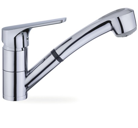 Kitchen Tap Mixer with pullout shower TEKA MTP 978 CROM - 469780200_C