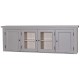 Suspended kitchen cabinet with 4 doors