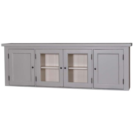 Suspended kitchen cabinet with 4 doors