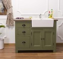 Kitchen furniture with 2 doors, 3 drawers, oak top - sink is not included in the price