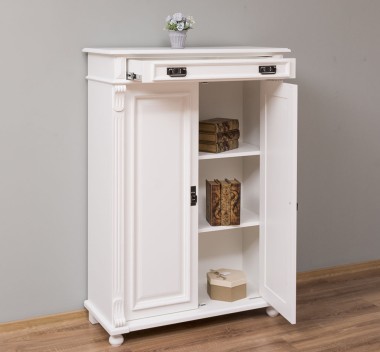 Dresser with two doors and one drawer, 97 x 42 x 137 cm, MDF