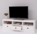 TV chest of drawers with 3 drawers and 3 open spaces