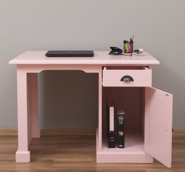 Desk with 1 door and 1 drawer
