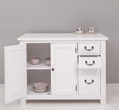 PS240- Kitchen cabinet with 2 doors, 3 drawers