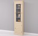 Narrow display case, 1 door + 1 glass door, Shutter Collection