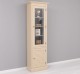 Narrow display case, 1 door + 1 glass door, Shutter Collection