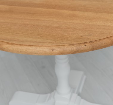 Bar Table With Round Top 78cm, Oak Top - Color Top_P089 - Color Corp_P004 - DUBLU COLOR