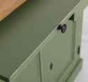 Kitchen sideboard 3 doors 3 drawers BAS, oak top
