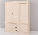 Wardrobe with 3 + 2 doors and 3 drawers, Directoire Collection