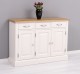 Hallway sideboard 3 doors 3 drawers, oak top