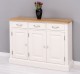 Hallway sideboard 3 doors 3 drawers, oak top