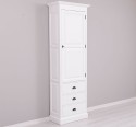 Wardrobe with 1 large door, 3 drawers