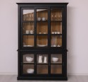 Kitchen display case with 3 sliding glass doors BAS + 3 sliding glass doors SUP