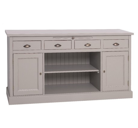 Kitchen furniture 2 doors, 4 drawers, open shelves BAS