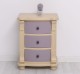 Nightstand with 3 curved drawers