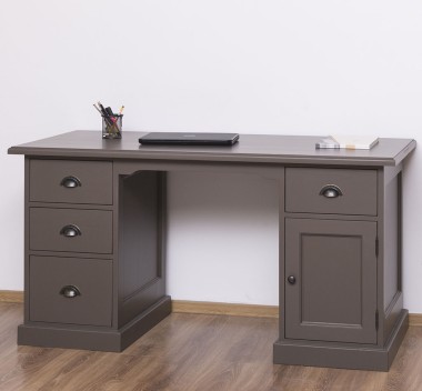 Desk with 4 drawers and 1 door