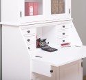 Office furniture with built-in table top, 2 doors and 2 BAS drawers + 2 SUP glass doors