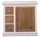 Small chest of drawers with 1 door, 3 drawers