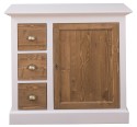 Small chest of drawers with 1 door, 3 drawers