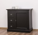 Small chest of drawers with 1 door, 3 drawers