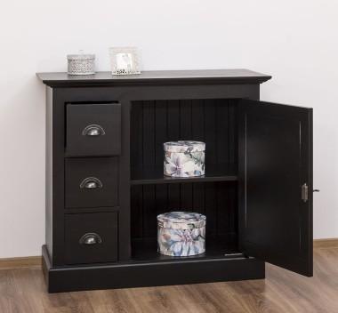 Small chest of drawers with 1 door, 3 drawers