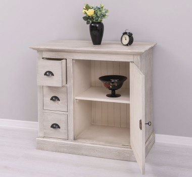 Small chest of drawers with 1 door, 3 drawers